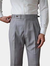 Classic Genova Sidetab Trousers - Covent & Co