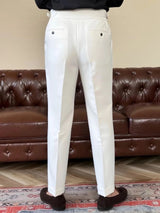 Classic Italia Sidetab Elastic Trousers - Covent & Co