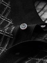 Classic Noir Knit Polo Shirt - Covent & Co