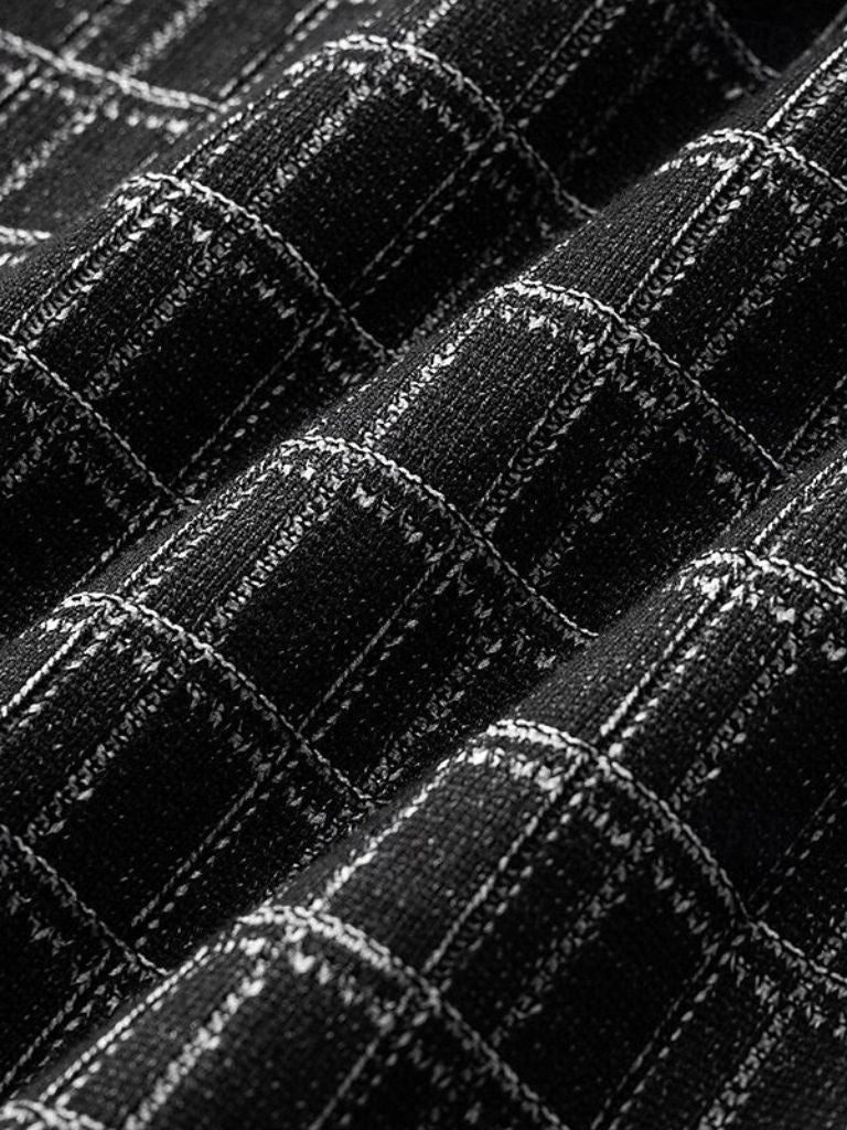 Classic Noir Knit Polo Shirt - Covent & Co