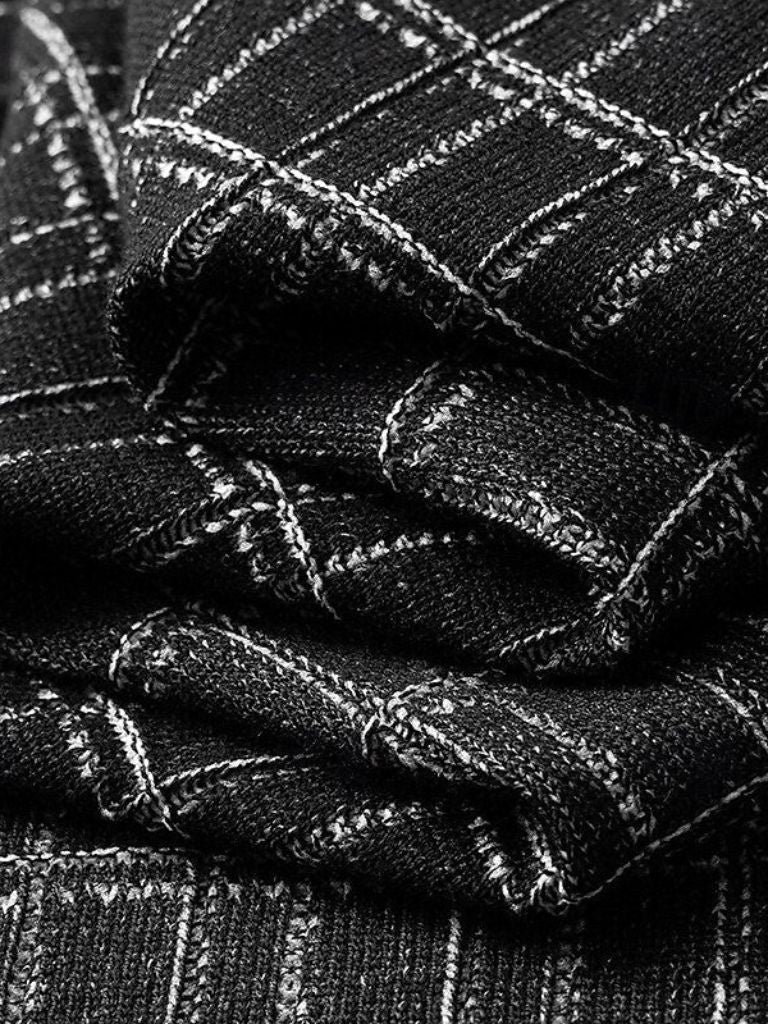 Classic Noir Knit Polo Shirt - Covent & Co