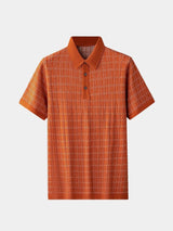 Classic Noir Knit Polo Shirt - Covent & Co