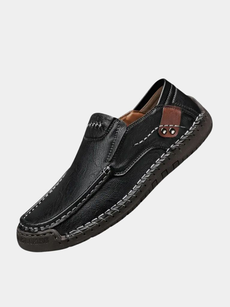 Comfortable Leather Moccasins Shoes - Covent & Co