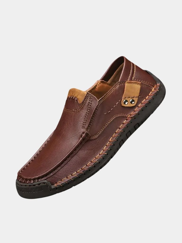 Comfortable Leather Moccasins Shoes - Covent & Co