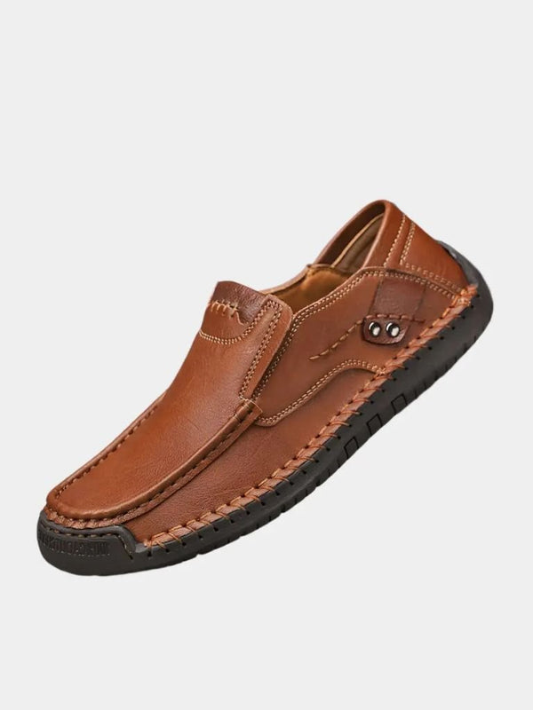 Comfortable Leather Moccasins Shoes - Covent & Co