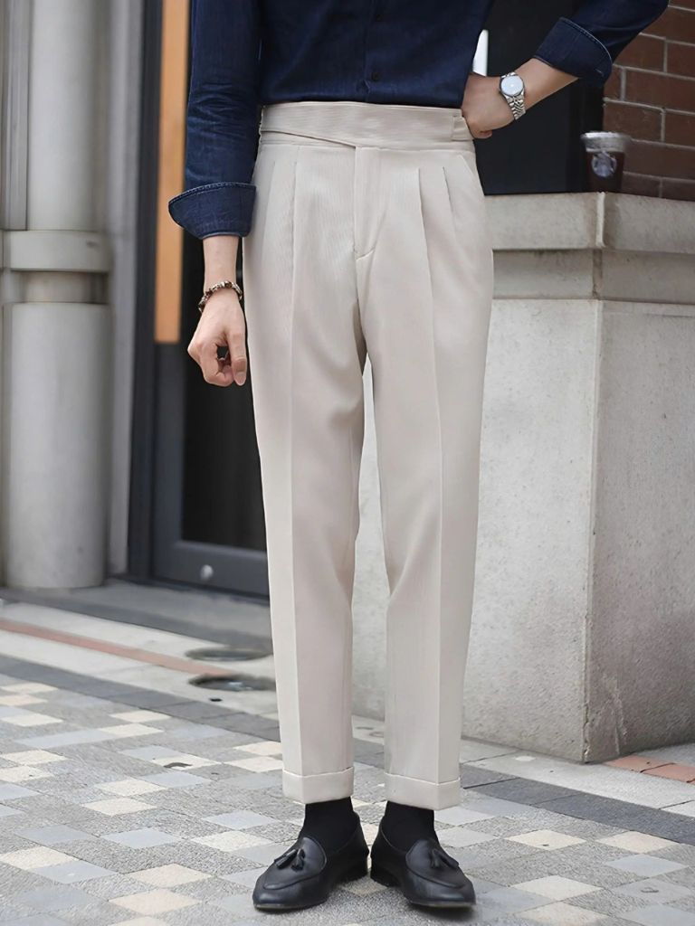 Corduroy Elegant Trousers - Covent & Co