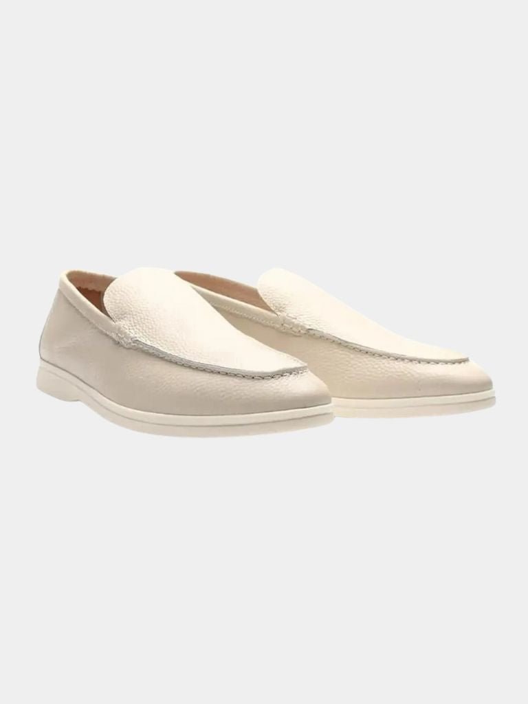 Cowhide Leather Loafers - Covent & Co