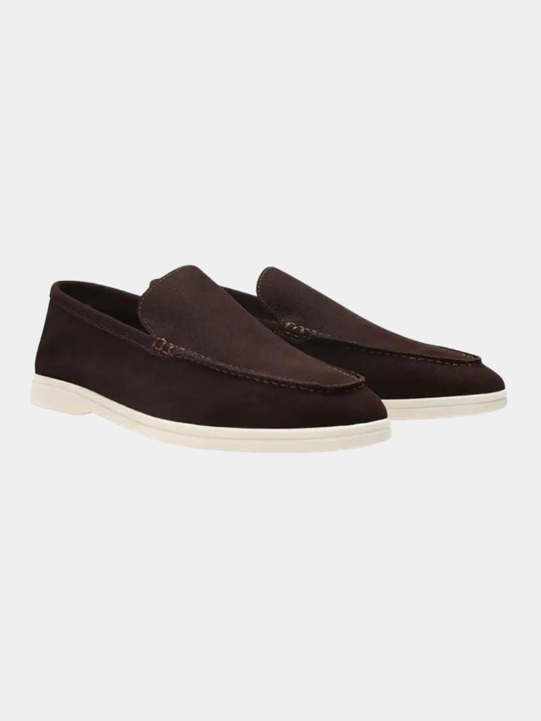 Cowhide Leather Loafers - Covent & Co