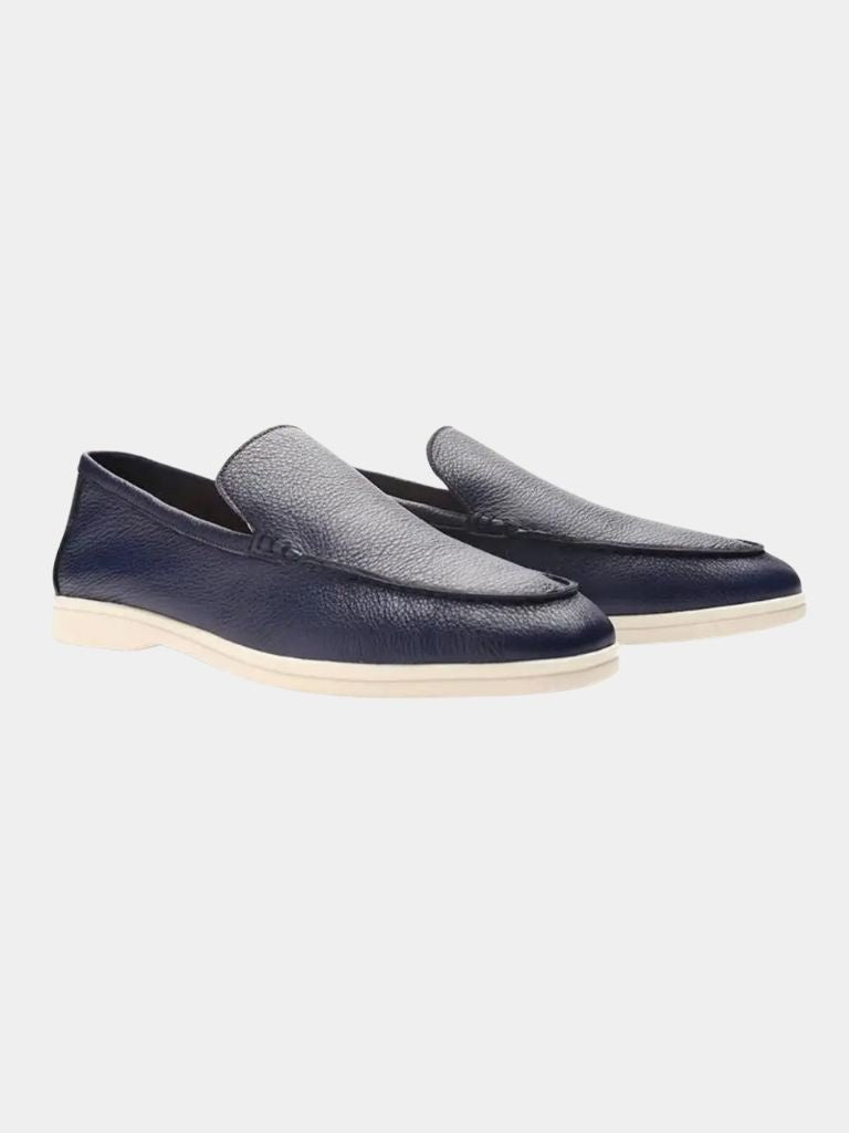 Cowhide Leather Loafers - Covent & Co