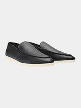 Cowhide Leather Loafers - Covent & Co