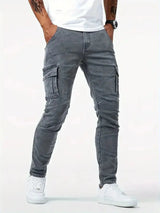Denim Jeans Cargo Trousers - Covent & Co