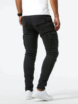 Denim Jeans Cargo Trousers - Covent & Co