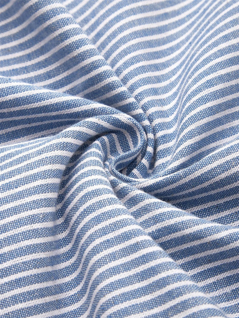 Annika | Elegant Striped Dress with a Nautical Feel