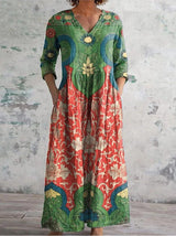 Celestine Vintage Floral Maxi Dress