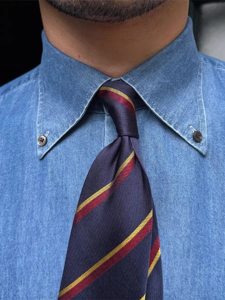Elegant Denim Shirt - Covent & Co