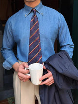 Elegant Denim Shirt - Covent & Co