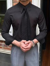 Elegant Spearpoint Collar Shirt - Covent & Co