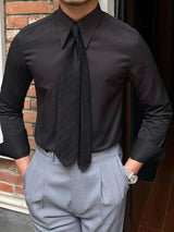 Elegant Spearpoint Collar Shirt - Covent & Co