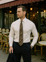 Elegant Spearpoint Collar Shirt - Covent & Co