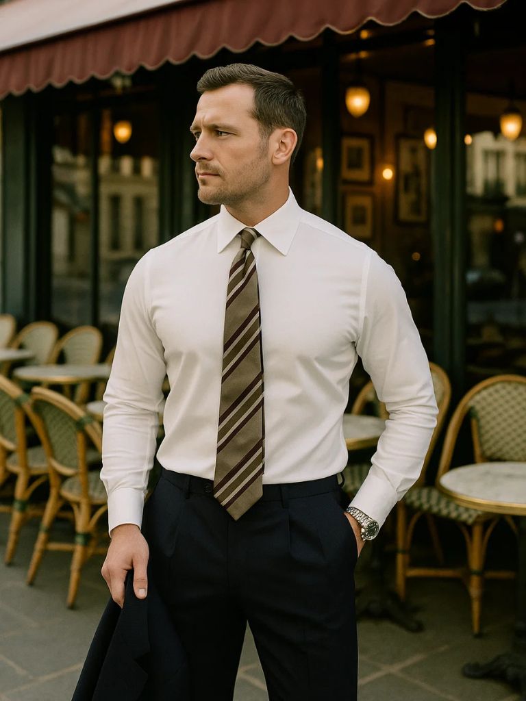 Elegant Spearpoint Collar Shirt - Covent & Co