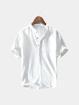 Essential Short Sleeve Linen Shirt - Covent & Co