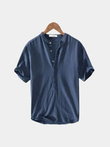 Essential Short Sleeve Linen Shirt - Covent & Co