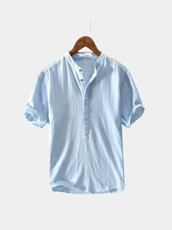 Essential Short Sleeve Linen Shirt - Covent & Co