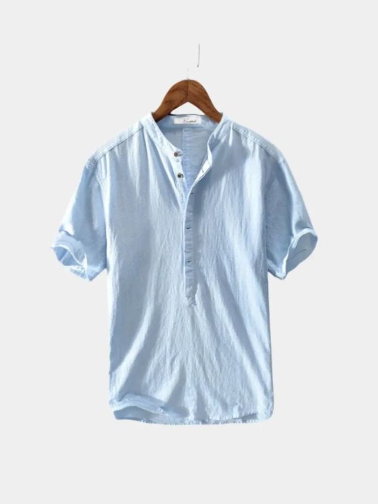Essential Short Sleeve Linen Shirt - Covent & Co