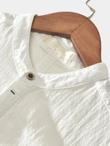 Essential Short Sleeve Linen Shirt - Covent & Co