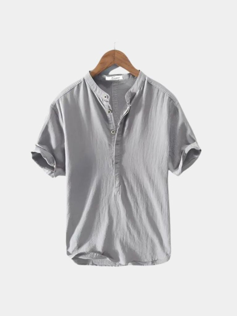 Essential Short Sleeve Linen Shirt - Covent & Co