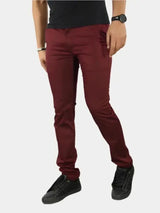 Essential Slim Fit Straight Trousers - Covent & Co