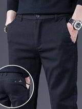 Essential Stretchy Straight Trousers - Covent & Co
