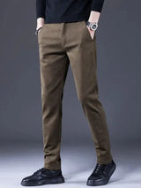 Essential Stretchy Straight Trousers - Covent & Co