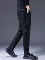 Essential Stretchy Straight Trousers - Covent & Co