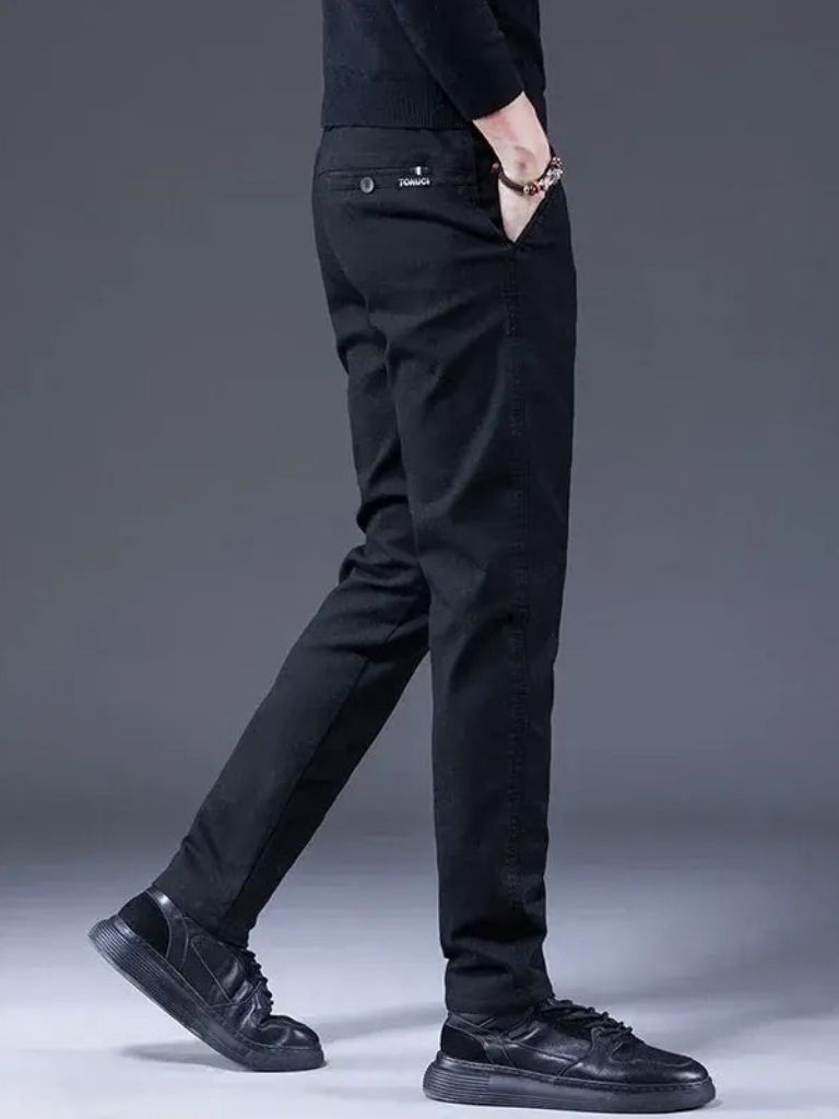 Essential Stretchy Straight Trousers - Covent & Co