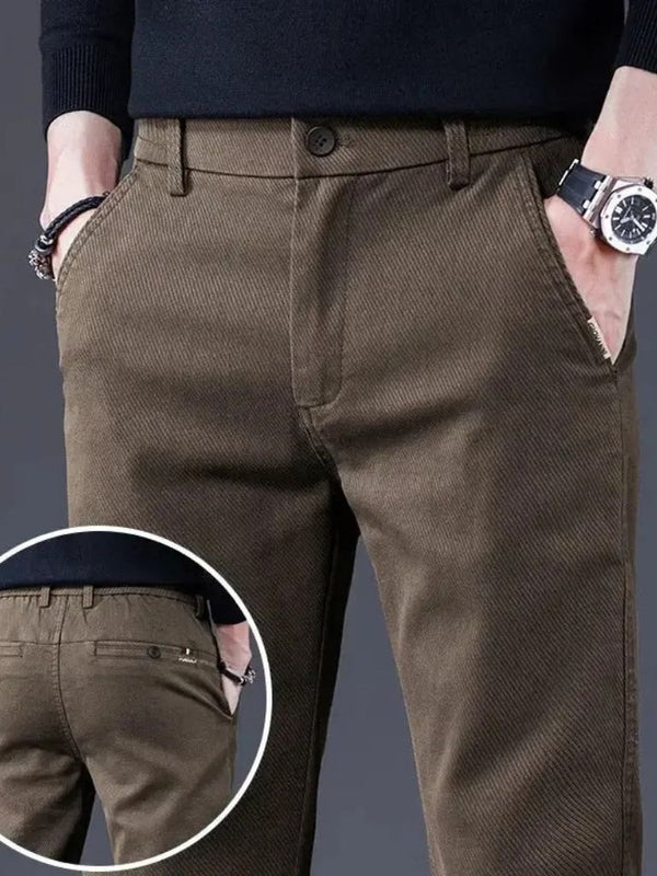 Essential Stretchy Straight Trousers - Covent & Co