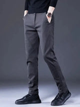Essential Stretchy Straight Trousers - Covent & Co