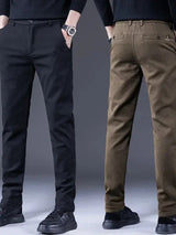 Essential Stretchy Straight Trousers - Covent & Co