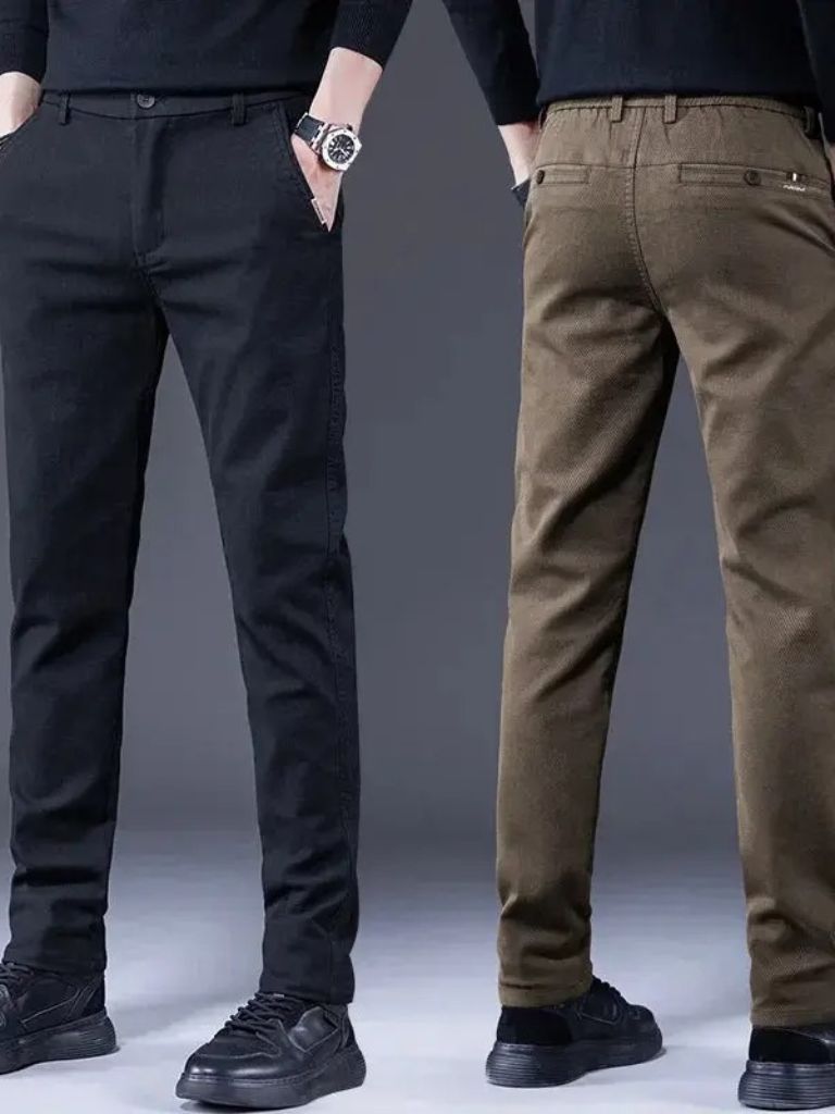 Essential Stretchy Straight Trousers - Covent & Co