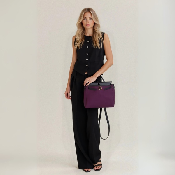 Anita – Casual set in handcrafted linen
