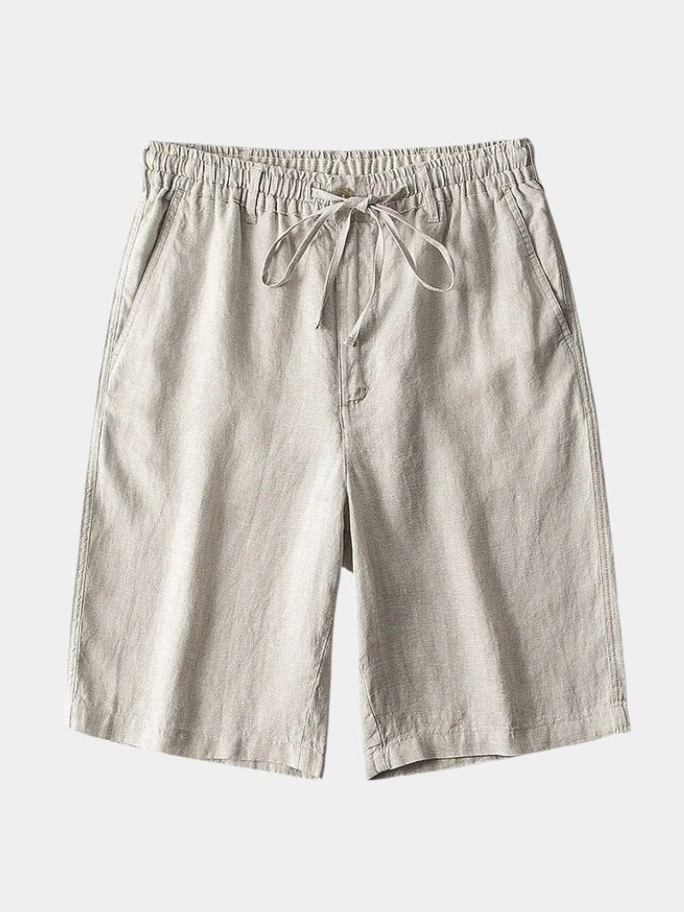 Gris Mariner Linen Shorts - Covent & Co
