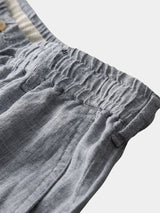 Gris Mariner Linen Shorts - Covent & Co