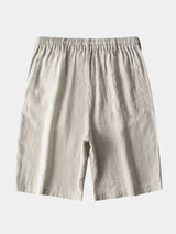 Gris Mariner Linen Shorts - Covent & Co