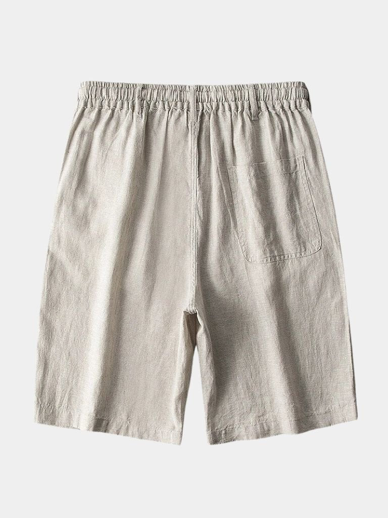 Gris Mariner Linen Shorts - Covent & Co