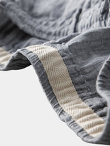 Gris Mariner Linen Shorts - Covent & Co