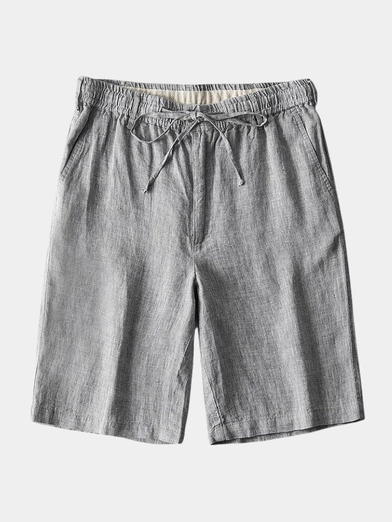 Gris Mariner Linen Shorts - Covent & Co