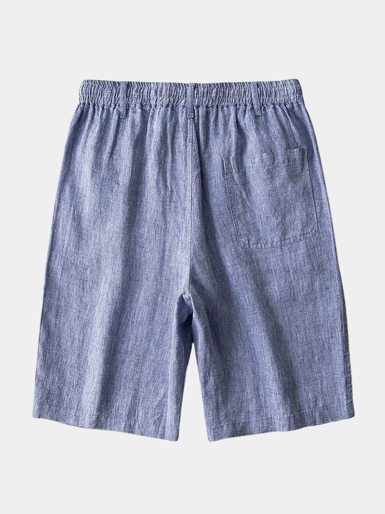 Gris Mariner Linen Shorts - Covent & Co