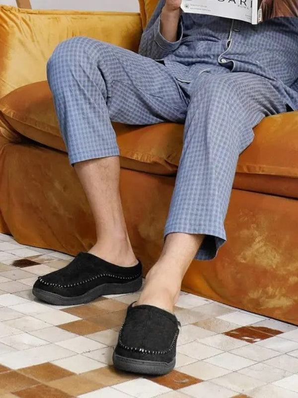 Heritage Luxe Lined Slippers - Covent & Co