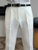 Hollywood Classic Trousers (Belt Included) - Covent & Co