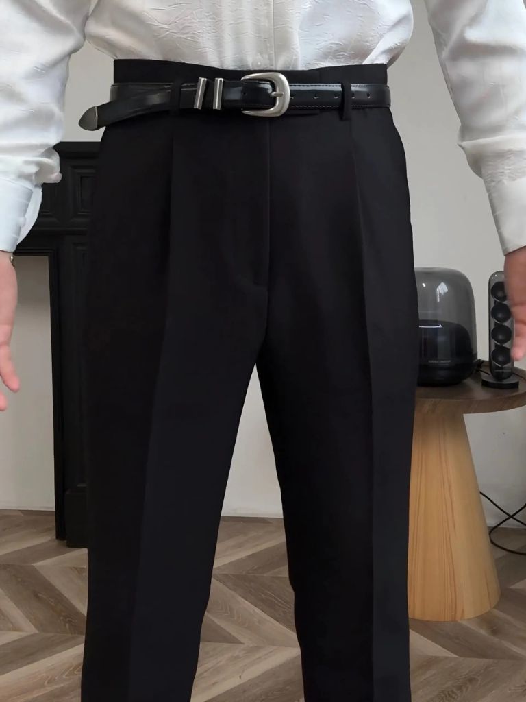 Hollywood Classic Trousers (Belt Included) - Covent & Co